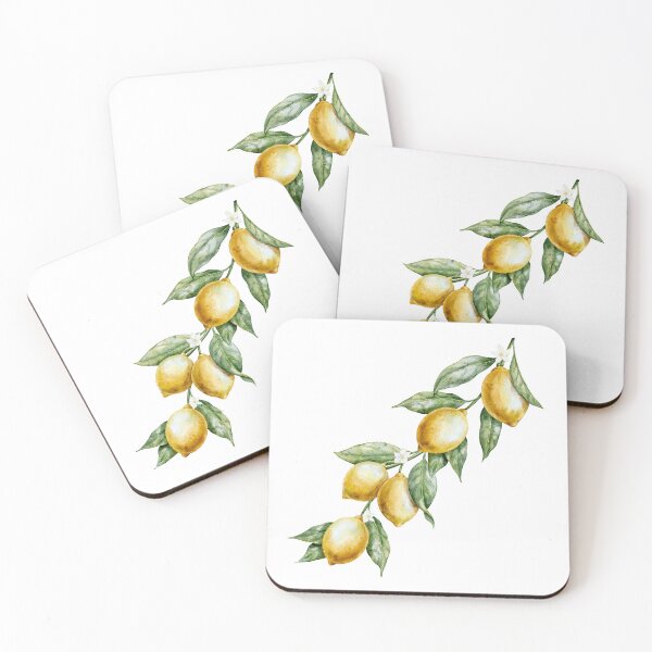 Item preview, Watercolor Lemon Branch Mediterranean Style designed and sold by Alisles.
