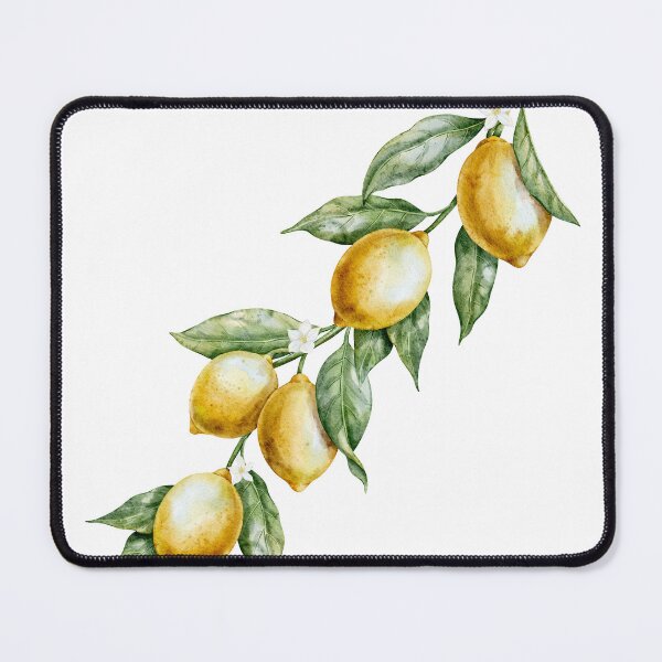 Item preview, Watercolor Lemon Branch Mediterranean Style designed and sold by Alisles.