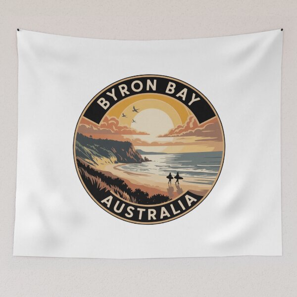 Item preview, Byron Bay Australia: Lighthouse Sunset Waves designed and sold by CircinusStore.