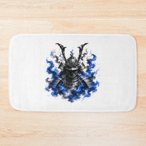 Item preview, BLUE FLAMES OF BUSHIDO - The Silent Warrior designed and sold by KOSHIN-NO-KAZE.