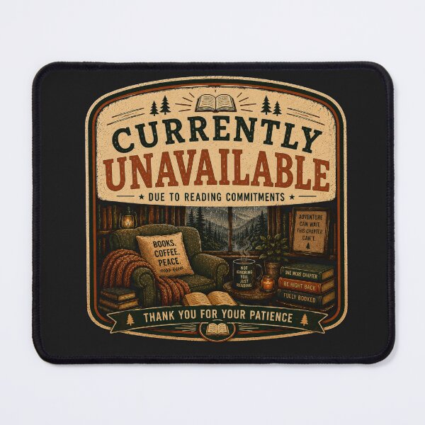 Item preview, Currently Unavailable – Retro Reading Book Lover Design designed and sold by MotylekAnia.