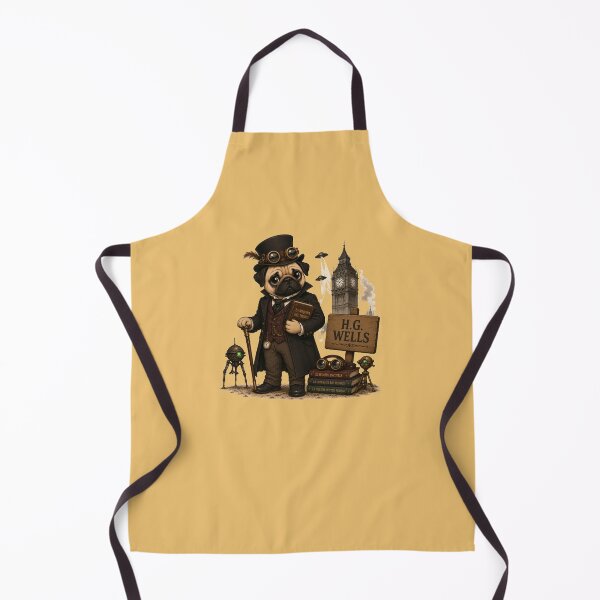 Item preview, Steampunk Pug Inspired by H.G. Wells designed and sold by Caradestrella.