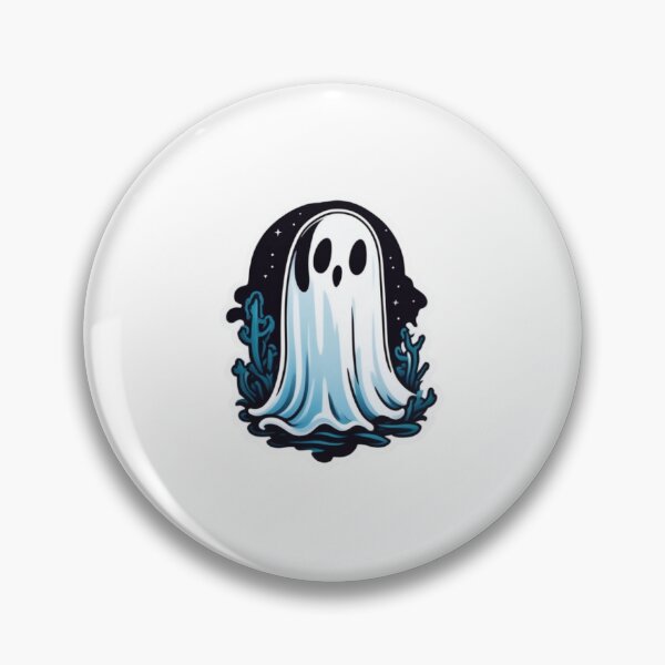 Item preview, Spooky Ghost Vinyl Sticker designed and sold by Stickers-maker2.
