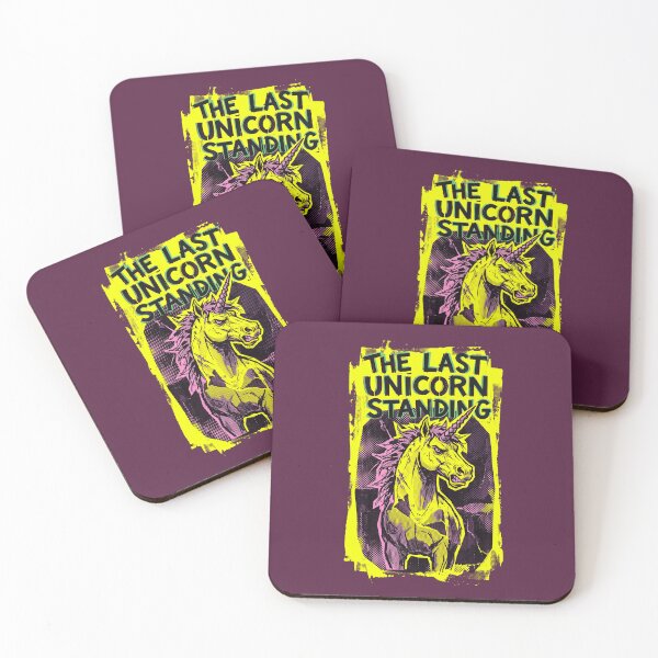 Item preview, Out of Context No.1: The Last Unicorn Standing Retro Punk designed and sold by NO BEAVER NO PUNK.