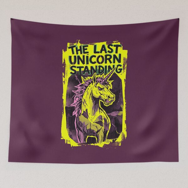 Item preview, Out of Context No.1: The Last Unicorn Standing Retro Punk designed and sold by NO BEAVER NO PUNK.