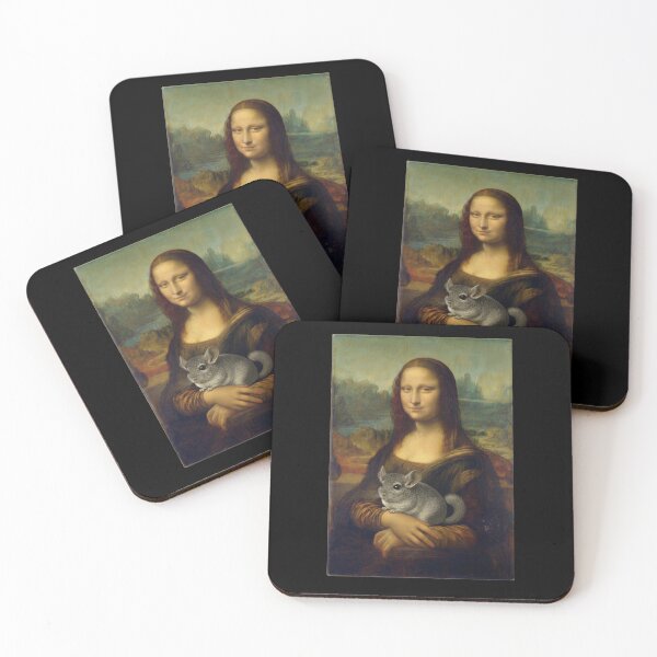 Item preview, Mona Lisa Chinchilla Pet Owner Art Parody designed and sold by d247.