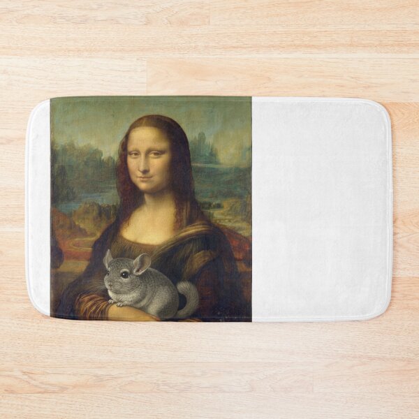 Item preview, Mona Lisa Chinchilla Pet Owner Art Parody designed and sold by d247.