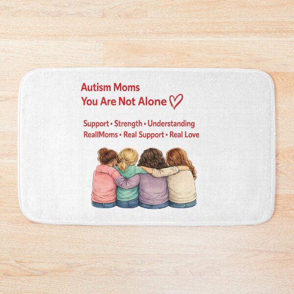 Item preview, Autism Moms – You Are Not Alone | Support, Strength & Understanding designed and sold by Mother Daughter Drawings .