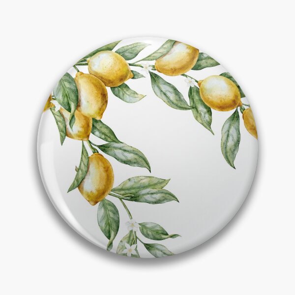 Item preview, Watercolor Lemon Border Seamless Design designed and sold by Alisles.