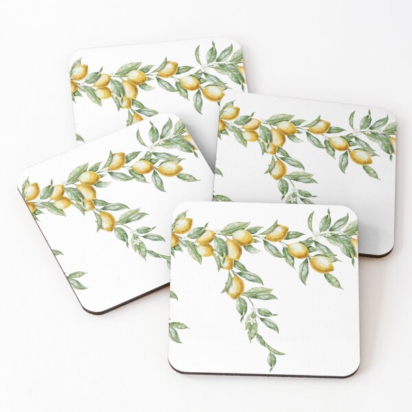 Item preview, Watercolor Lemon Border Seamless Design designed and sold by Alisles.