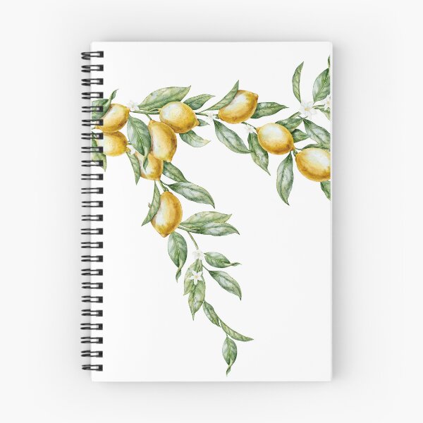 Item preview, Watercolor Lemon Border Seamless Design designed and sold by Alisles.