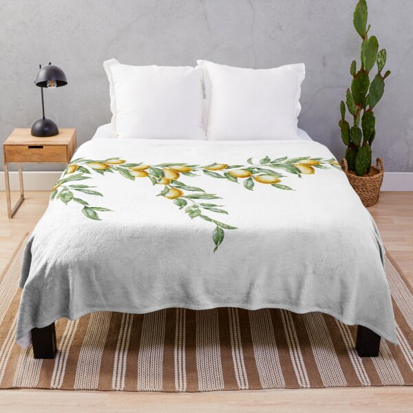 Item preview, Watercolor Lemon Border Seamless Design designed and sold by Alisles.