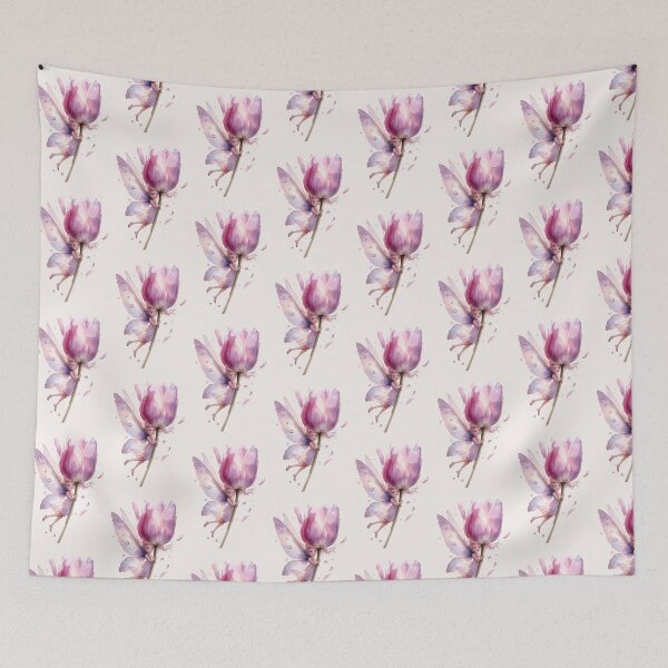Item preview, Watercolor Tulip Fairy Art Cute Pastel Fantasy Design designed and sold by PixelQ.