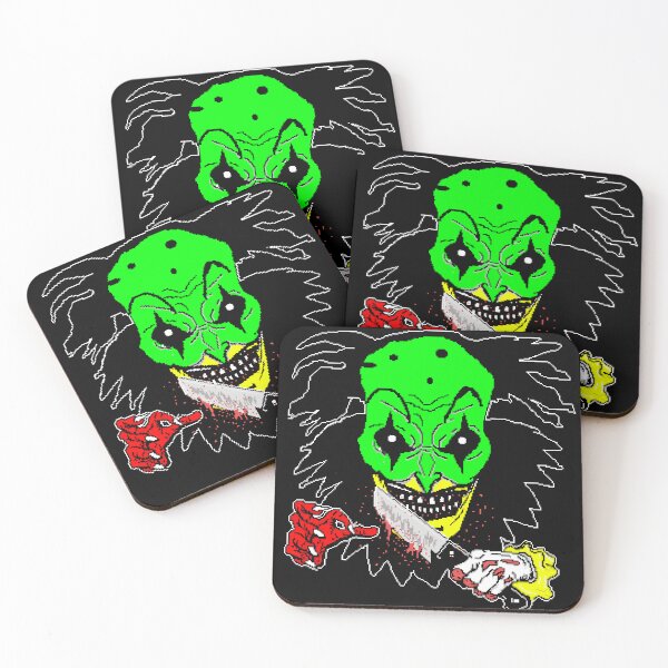 Item preview, Retro Horror Clown Pixel Art designed and sold by RetroRlx.