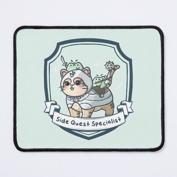 Item preview, Side Quest Specialist - Cute Adventure Frogs designed and sold by ShyHomebodyClub.