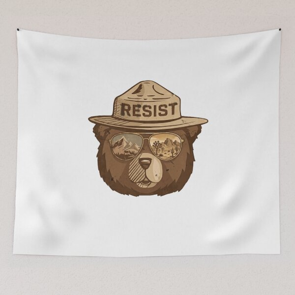 Item preview, Resist Conservation National Parks Environmentalist Bear Lover designed and sold by JonesFlora2025.