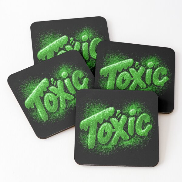 Item preview, Toxic Neon Green Graffiti Slime Text designed and sold by AI-lineDesign.