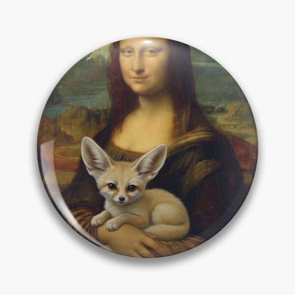 Item preview, Mona Lisa Fennec Fox Renaissance Art Parody designed and sold by d247.