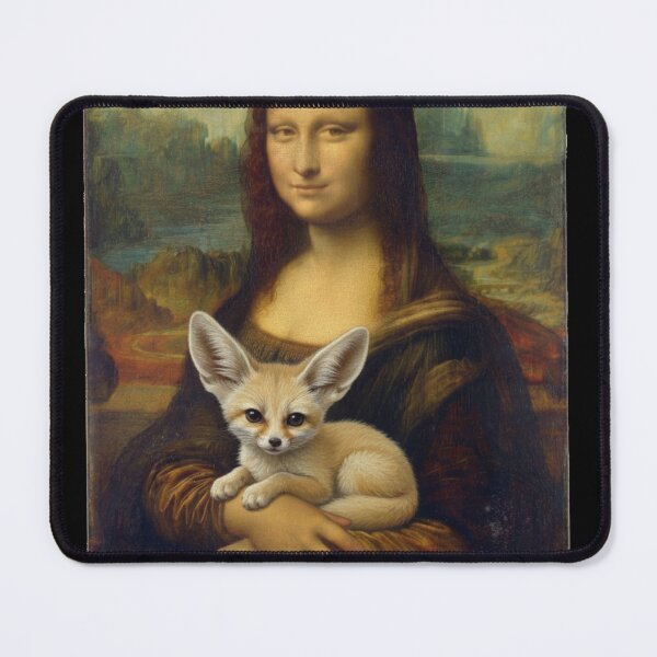 Item preview, Mona Lisa Fennec Fox Renaissance Art Parody designed and sold by d247.