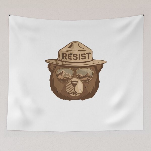 Item preview, Resist Bear Ranger Environmentalist Conservation designed and sold by JonesFlora2025.