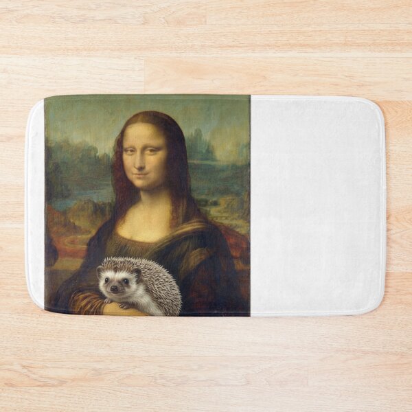 Item preview, Mona Lisa Hedgehog Renaissance Art Parody designed and sold by d247.