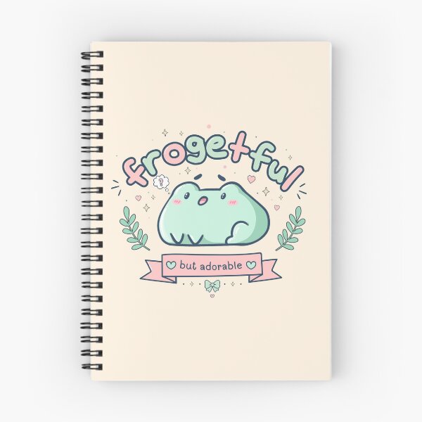 Item preview, Frogetful but Adorable - Cute Forgetful Frog designed and sold by ShyHomebodyClub.