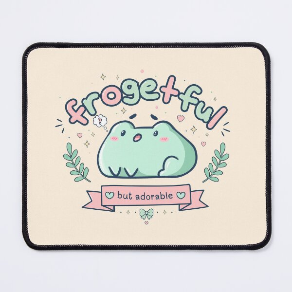 Item preview, Frogetful but Adorable - Cute Forgetful Frog designed and sold by ShyHomebodyClub.