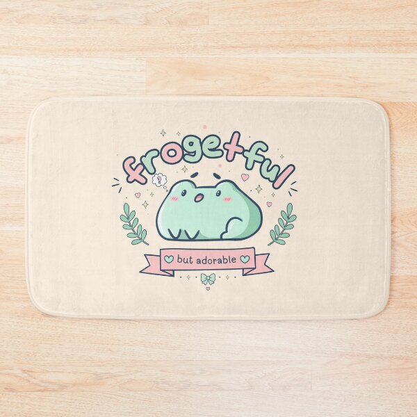 Item preview, Frogetful but Adorable - Cute Forgetful Frog designed and sold by ShyHomebodyClub.