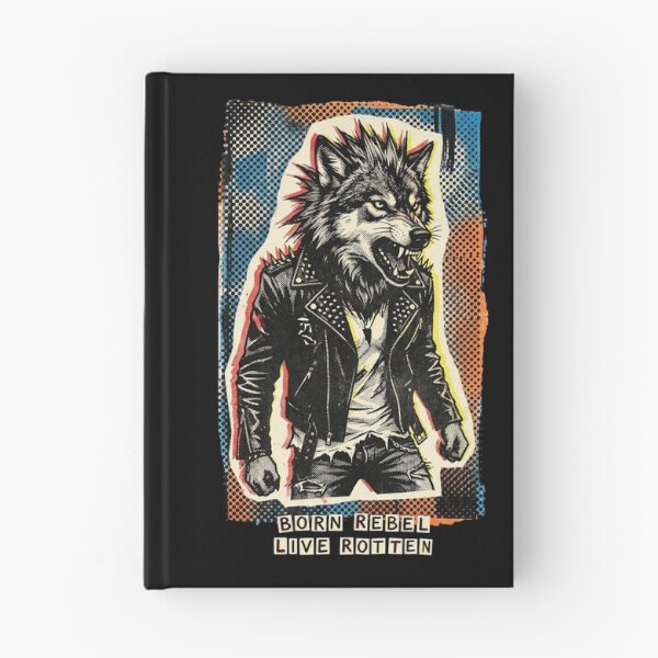 Item preview, Out of Context No.3: Born Rebel Live Rotten Punk Wolf designed and sold by NO BEAVER NO PUNK.
