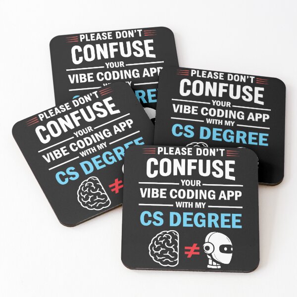 Item preview, Please Don't Confuse Your Vibe Coding With My Computer Science Degree Funny and hilarious Gift for programmers, coders and Ai enthusiast designed and sold by thegiftedadult.