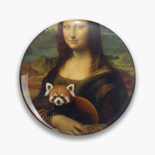 Item preview, Mona Lisa Red Panda Classic Art Funny Painting designed and sold by d247.