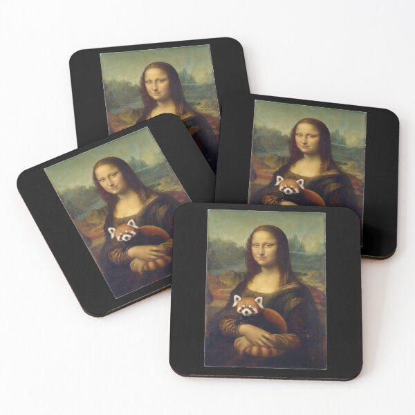 Item preview, Mona Lisa Red Panda Classic Art Funny Painting designed and sold by d247.
