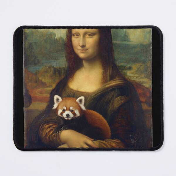 Item preview, Mona Lisa Red Panda Classic Art Funny Painting designed and sold by d247.