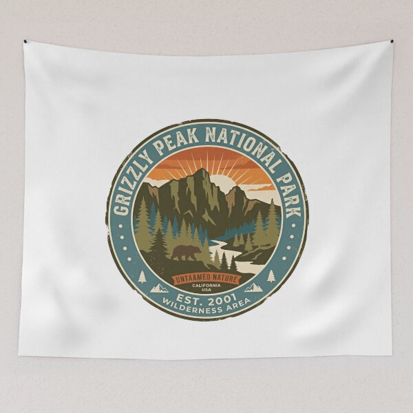 Item preview, Grizzly Peak National Park Untaamed Nature California Usa Wilderness Area Outdoor Hiker Camper designed and sold by JonesFlora2025.