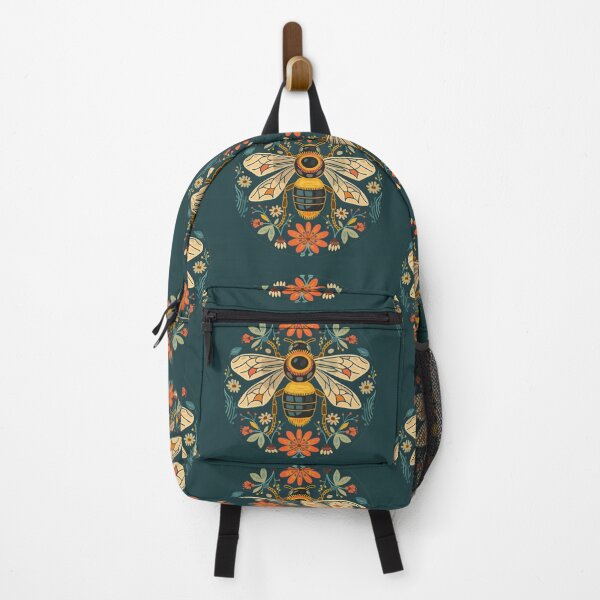 Item preview, Scandinavian Folk Art, Bee With Flowers designed and sold by xiao xuans.