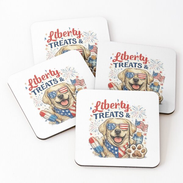 Item preview, Liberty Treats & Labrador Patriotic Dog Lover 4th of July Shirt designed and sold by PoojaArtLab.