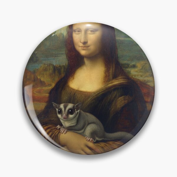 Item preview, Mona Lisa Sugar Glider Classic Portrait Art designed and sold by d247.