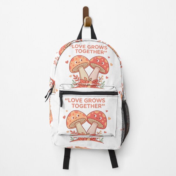 Item preview, Love Grows Together Kawaii Mushroom Couple designed and sold by Nuvoro Eco Awareness.