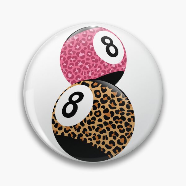 Item preview, Leopard Print 8 Ball  Y2K  Coquette   Retro Aesthetic designed and sold by Krmdesign.
