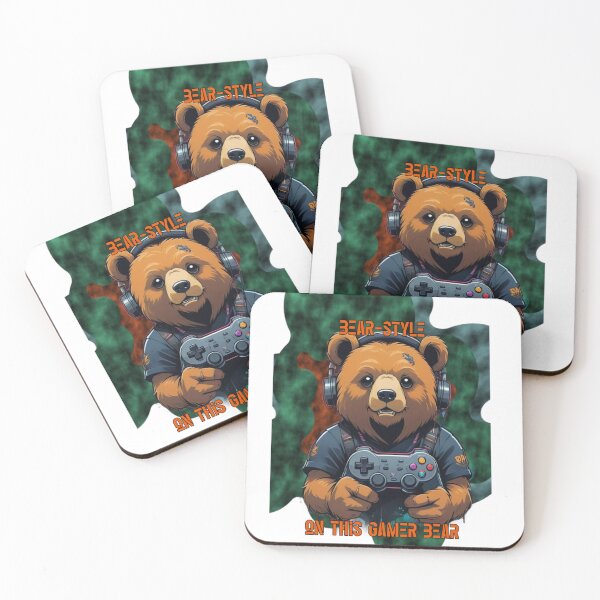 Item preview, Bear Style On This Gamer Bear Funny Gaming Quote designed and sold by Animalloveus.