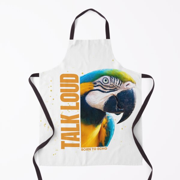 Item preview, Vibrant Blue and Yellow Parrot - Talk Loud Art designed and sold by M.Store.