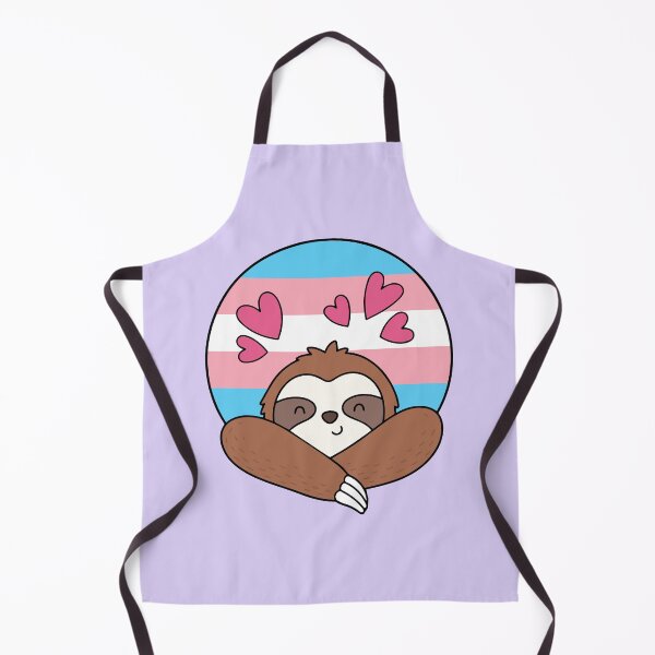 Item preview, lgbtq sloth - Cute Transgender Pride Sloth with Hearts designed and sold by Cannaxes Studio.