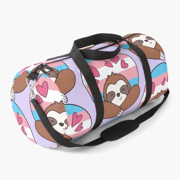 Item preview, lgbtq sloth - Cute Transgender Pride Sloth with Hearts designed and sold by Cannaxes Studio.