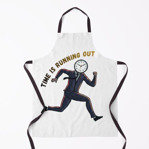 Item preview, Time Is Running Out | Clock Head Runner designed and sold by BooDesignStudio.