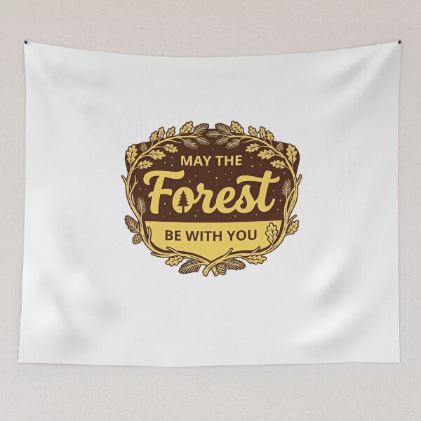 Item preview, May The Forest Be With You Nature Outdoors Camping Hiking Wilderness designed and sold by JonesFlora2025.
