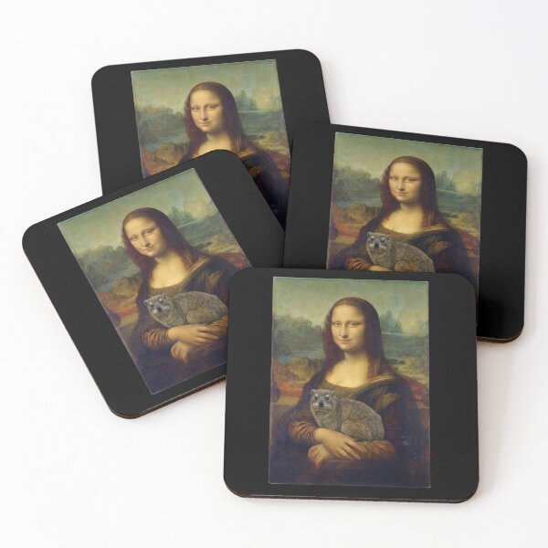 Item preview, Mona Lisa Hyrax Funny Classic Art Animal Lover designed and sold by d247.