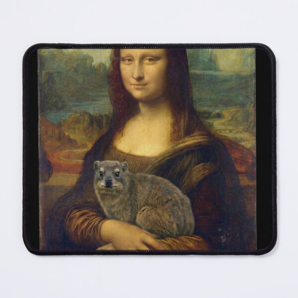 Item preview, Mona Lisa Hyrax Funny Classic Art Animal Lover designed and sold by d247.