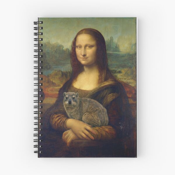 Item preview, Mona Lisa Hyrax Funny Classic Art Animal Lover designed and sold by d247.
