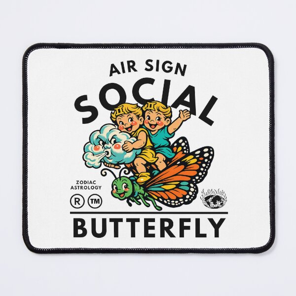 Item preview, Air sign social butterfly designed and sold by Peerless-Prime.