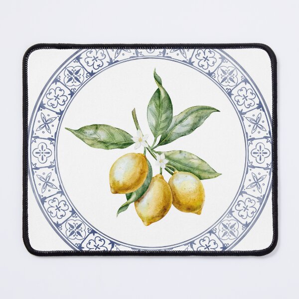 Item preview, Mediterranean Lemon Branch Watercolor Art designed and sold by Alisles.